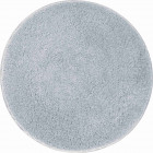 Tapis de salle de bain lex argent rond 80 cm