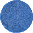 Tapis de salle de bain lex bleu rond 80 cm