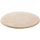 Tapis de salle de bain lex champagne rond 80 cm