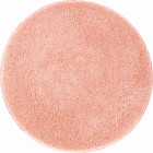 Tapis de salle de bain lex rose rond 80 cm