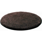 Tapis de salle de bain lex mocca rond 80 cm