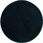 Tapis de salle de bain lex noir rond 80 cm