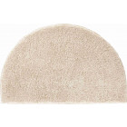 Tapis de salle de bain lex champagne demi cercle 