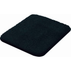 Tapis de salle de bain lex noir 50x60