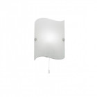 Applique wave, chrome et verre