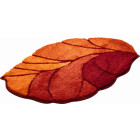 Tapis de salle de bain aosta orange 70 x 120 cm
