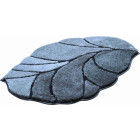 Tapis de salle de bain aosta anthracite 70 x 120 cm