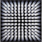 Tapis de salle de bain karim 07 gris 90 x 90 cm