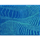 Tapis de salle de bain karim 13 bleu turquoise 50 x 65 cm