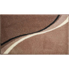Tapis de salle de bain luca 60 x 100 cm beige