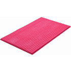 Tapis de salle de bain riffle rose 60 x 100 cm