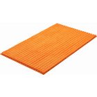 Tapis de salle de bain riffle orange 70 x 120 cm