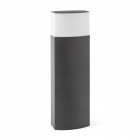 Balise de jardin gris foncé datna h60 1 ampoule