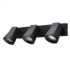 Spot noir techno 3 ampoules 15 cm