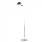 Lampadaire chromé techno 1 ampoule 133 cm