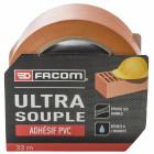Ruban adhesif pvc orange 33mx50mm facom