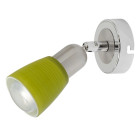 Spot chromé techno 1 ampoule 15 cm