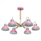 Suspension multicouleur megapolis 6 ampoules 45 cm