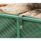 Bâche amovible pour chariot remorque de jardin l.53 cm L.102 cm H.48 cm