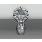 Lot de 4 pieds de baignoire l1c type patte de lion chromés