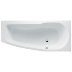 Cleargreen baignoire-douche asymétrique ecocurve r16 170x75x50 cm lucite®