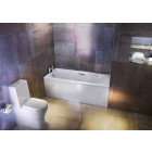 Cleargreen baignoire à encastrer reuse r14 180x75 cm acrylique lucite®