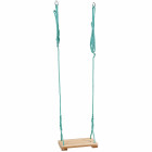 Balancoire avec assise en bois