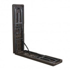 Banc pliant imitation bois marron