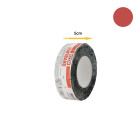 Bande d'étanchéité autocollante à froid rouge brique EMFI 5cm x 10m