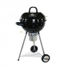 Barbecue à charbon chicago ø 43 mm couvercle tiroir de cendres 2 roues + pied central