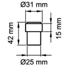 Butoir carré karcher design inox - ez216 71