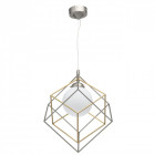 Suspension argentée neoclassic   150 cm