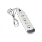 Belkin - 224477 - parafoudre surgemaster home series 4 prises cable 2 m