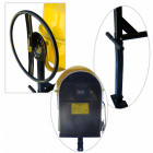 Bétonnière électrique pour professionnels et amateurs     180 l jaune