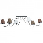 Plafonnier noireelegance 6 ampoules 38 cm