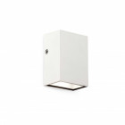 Aplique murale de jardin blanc mat canon