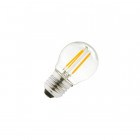Blister de 2 ampoules LED filament sphérique