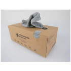 Boîte distributrice 40 chiffons microfibre Gris 30 x 30 cm - 700058