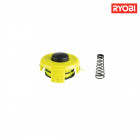 Bobine double fil ryobi diamètre 1.2mm couvercle et ressort rac118