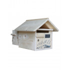 Boîte aux lettres en bois créastuce : altitude (2 portes)