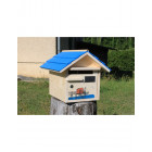 Boîte aux lettres en bois créastuce : au bout de la jetee (1 porte prestige)