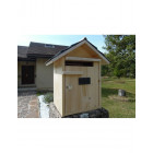 Boîte aux lettres en bois créastuce : condamine prestige (1 porte)