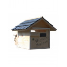 Boîte aux lettres en bois créastuce : domiciladore (2 portes prestige)
