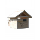 Boîte aux lettres en bois créastuce : domiciladore (2 portes)