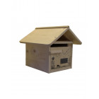 Boîte aux lettres en bois créastuce : la combe aux cerfs (1 porte)