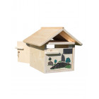 Boîte aux lettres en bois créastuce : la provence (2 portes)