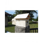 Boîte aux lettres en bois créastuce : routard (2 portes)