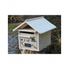 Boîte aux lettres en bois créastuce : st hubert (1 porte)