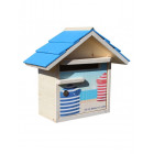 Boîte aux lettres en bois créastuce :une lettre a la mer (courte prestige)