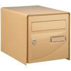 Boite à lettres Probat double face DECAYEUX ton pierre RAL 1013 - 125984